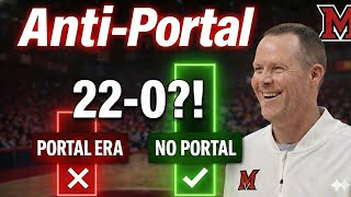 Miami OH Didn't Use the Transfer Portal... Now They're Winning