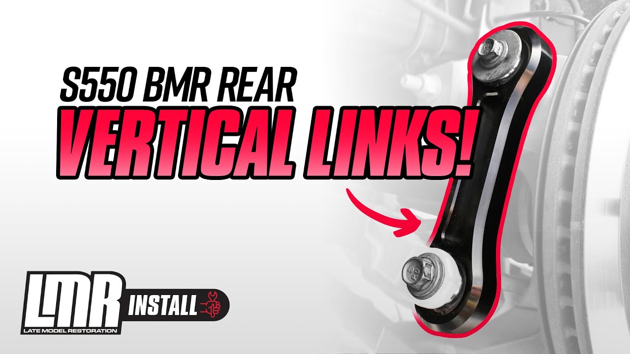 wheel hop resonance 2015-2018 Mustang BMR Rear Vertical Links - Review & Install