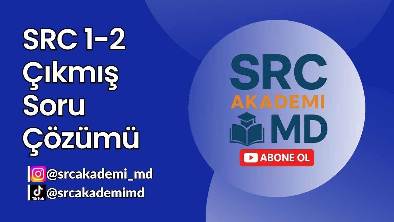 #SRC 1-2-3-4 Çıkmış Soruları | Püf Noktalar ve Tüyolar |#SRC#SRC1 #SRC2 |#2025Güncel|#srcdersleri#13
