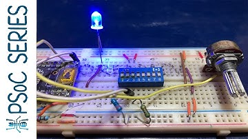 PSoC Controlar el brillo de un led y su tiempo