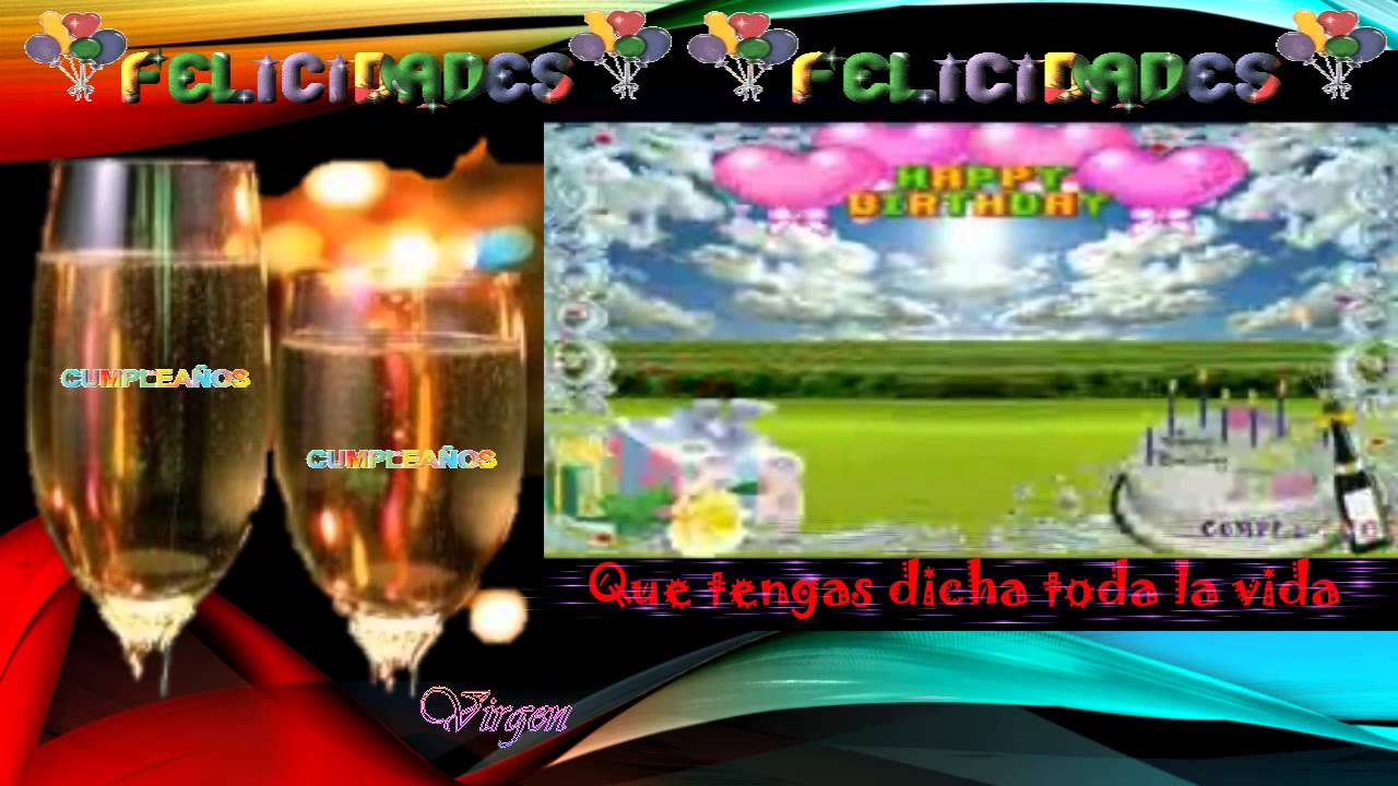 Felicidades Que tengas dicha toda la Vida Mariachi México - YouTube