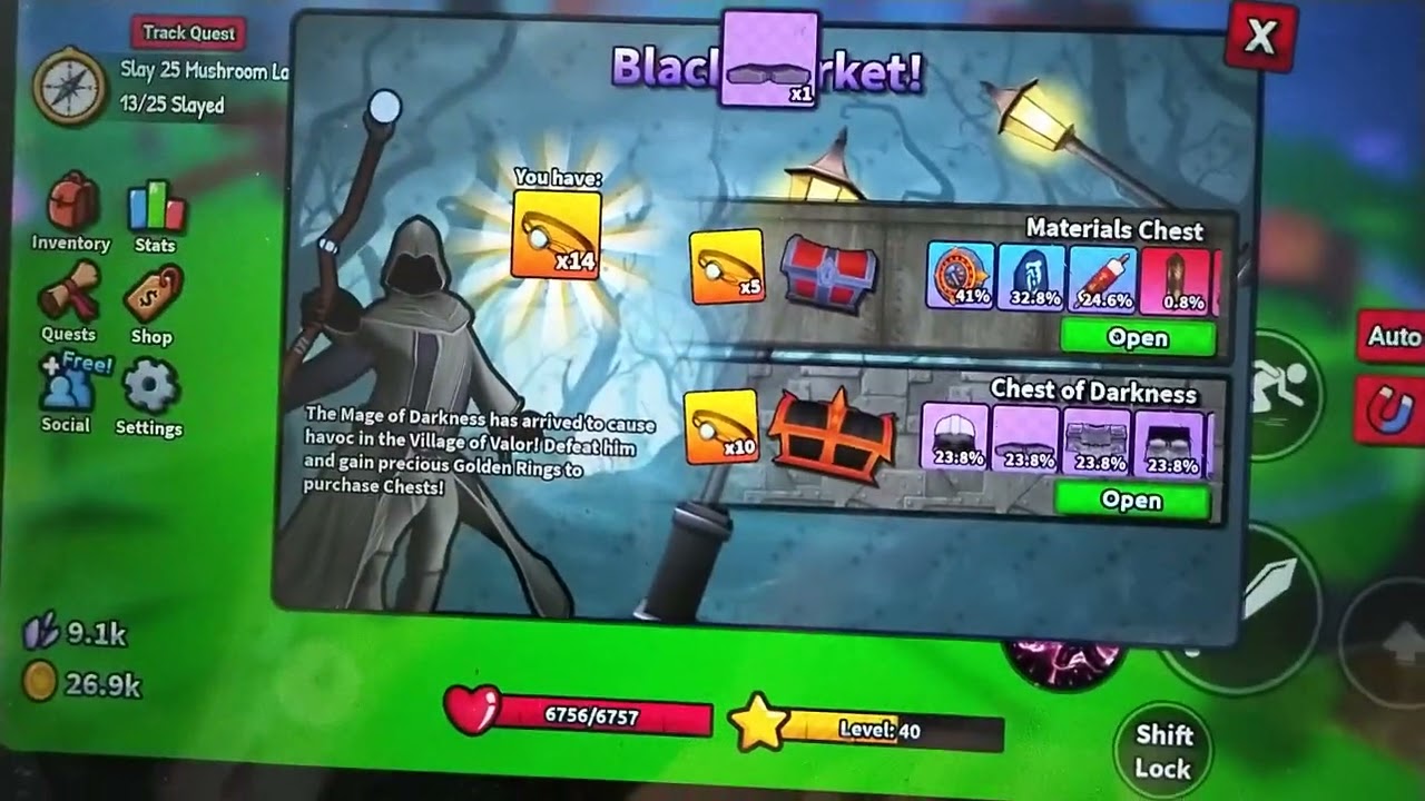 Opening 2 black market chest in loot up