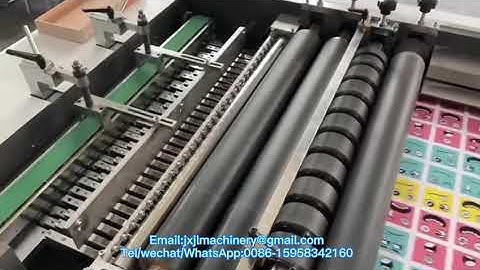 PK108-110 Automatic Game Cards Slitting And Collating Machine