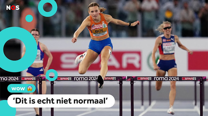 Femke Bol wint EK-goud met enorme voorsprong