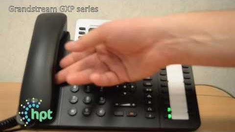 How to set up call forwarding on a hosted GXP series Grandstream phone