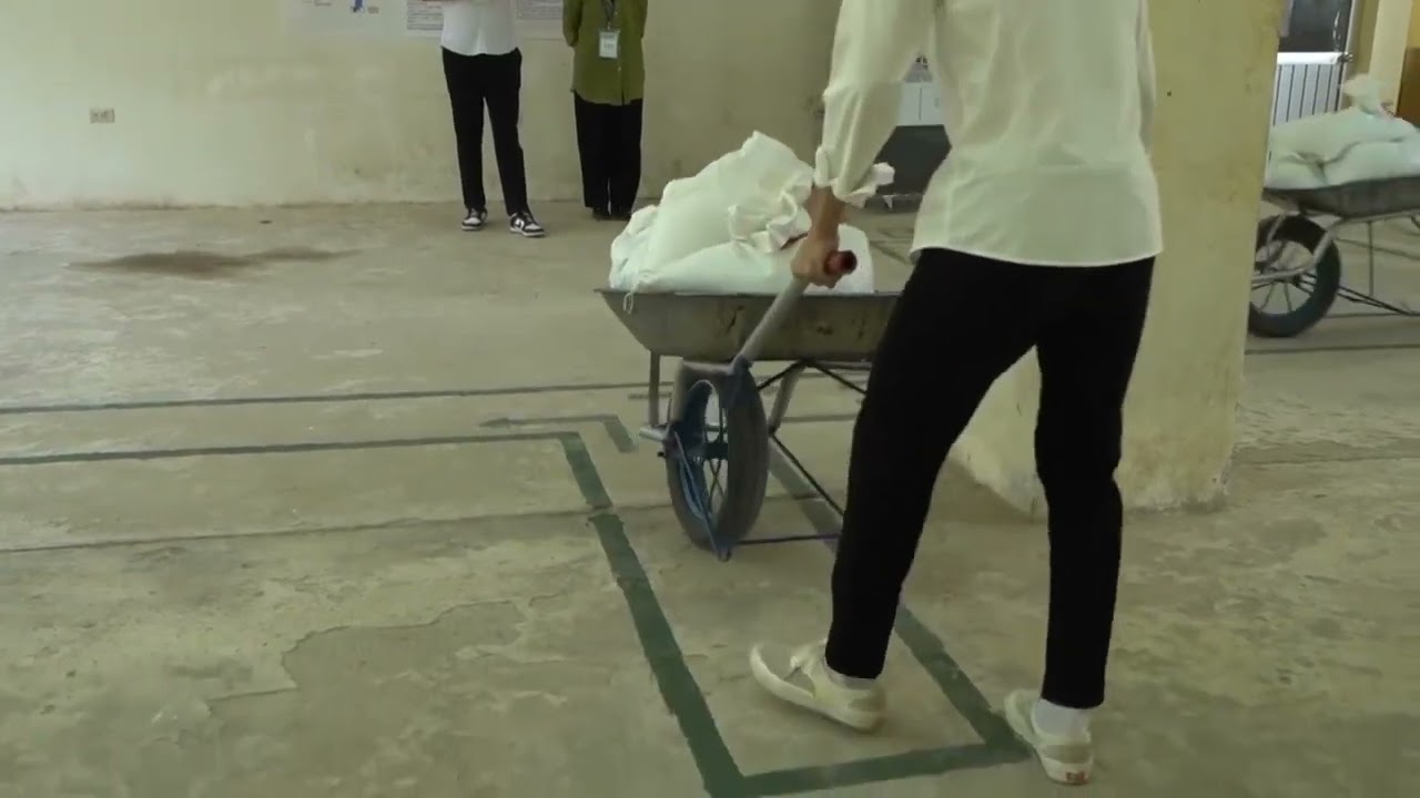 Fishery - Sea farming - Operating a Wheelbarrow Skill Test Video. Hrd Korea EPS Center.