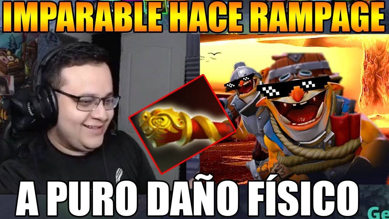 TECHISOR HACE RAMPAGE CON TECHIES CON PURO DAÑO FÍSICO! - DOTA 2