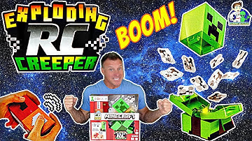 A MINECRAFT Movie Exploding RC Creeper