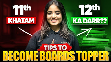 How to Become a Topper in Class 12 Board Exam?🤔 | Study Tips to Become Topper🔥