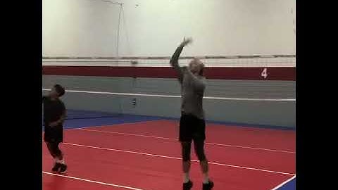 Volleyball Setting Drills: One Hand Jump Set Then Jump Set A Hut In Pepper Volleyball Drills