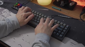 Merisi Works Sessantacinque Prototype with lubed MX Blacks Typing Sounds