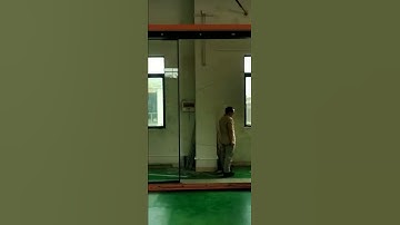 Linear magnetic drive biparting automatic sliding door opener, testing together with framed door