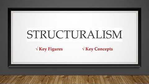 Structuralism - Main Figures & Key Concepts (Literary Criticism)