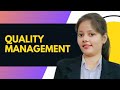 Quality Management | Operations Management | BBA | MBA 