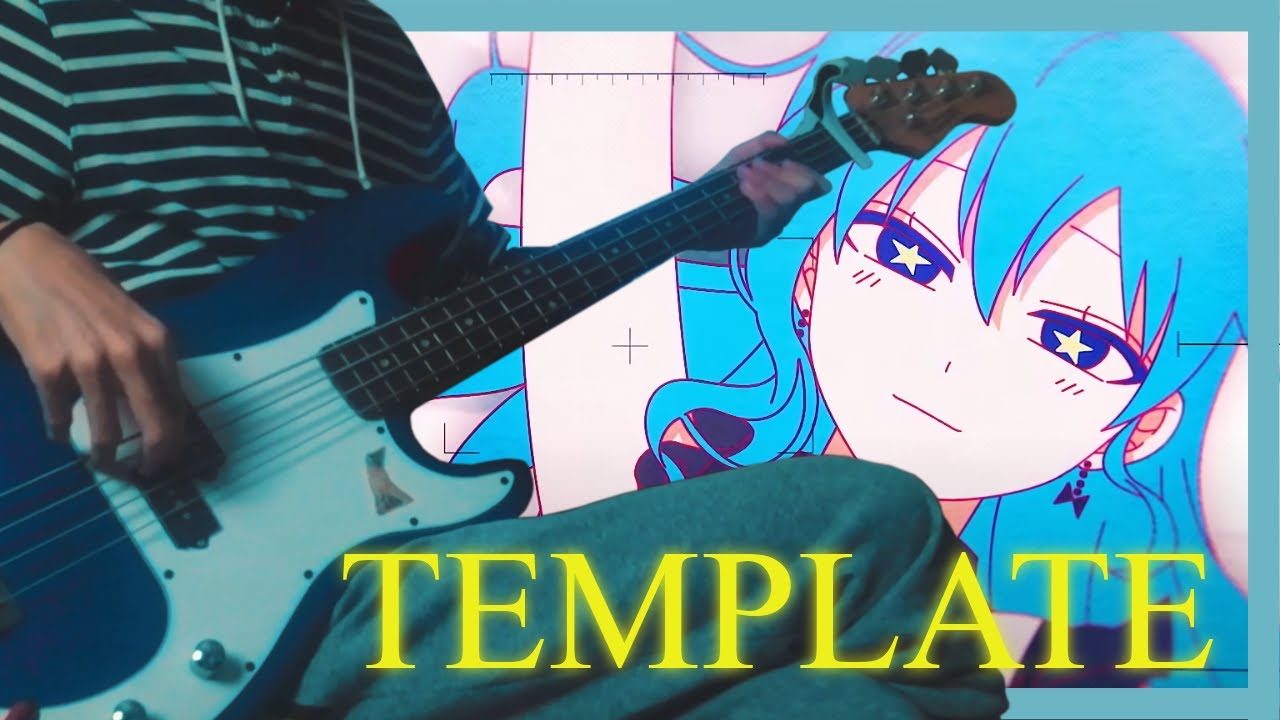 【COVER】星街すいせい/Hoshimachi Suisei - TEMPLATE 4 String Bass Guitar Cover ベースで弾いてみた