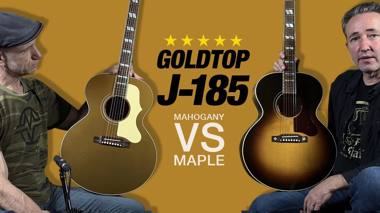 Gibson J-185 Gold Top Custom 1999年製 展示入替大放出スーパー目玉品
