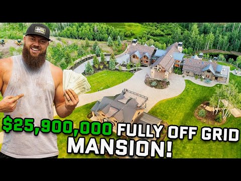 We Found a  Million Dollar Totally Off-Grid Mansion- Let's Go Inside