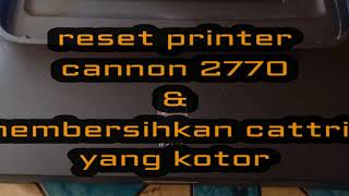 Cara Mudah Reset Software Printer Canon IP2770
