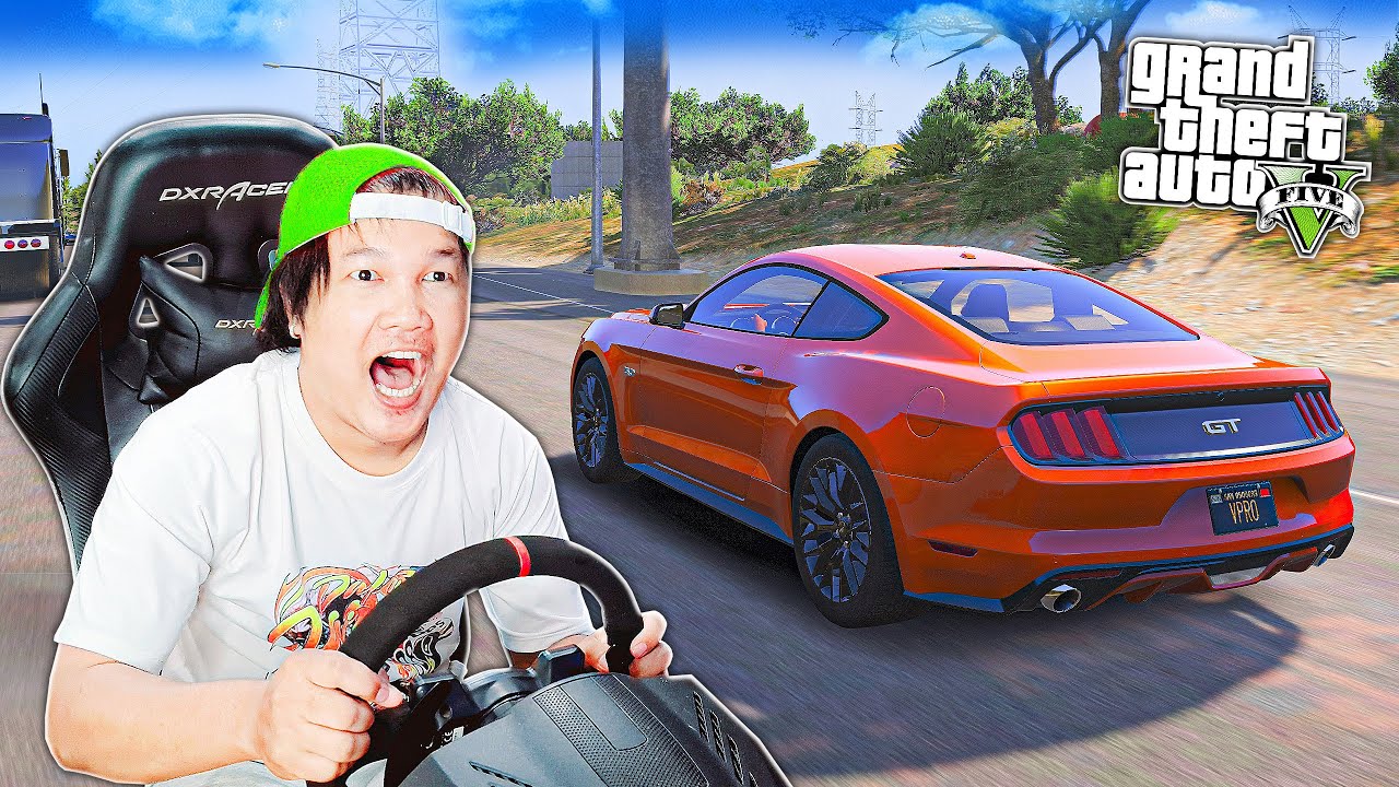 ខ្ញុំបើកឡានពិតៗនៅក្នុង GTA 5!