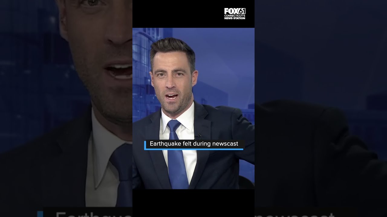 Live On FOX61 Earthquake As It Happened Shorts