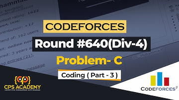 Codeforces Round #640 (Div. 4) Writing code of problem C