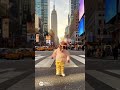 Tiny Dancer Takes New York #Shorts #AIDance #NewYorkVibes #CuteCharacter #Animation
