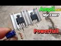 Cara membuat Amplifier mini sederhana || transistor mje13007