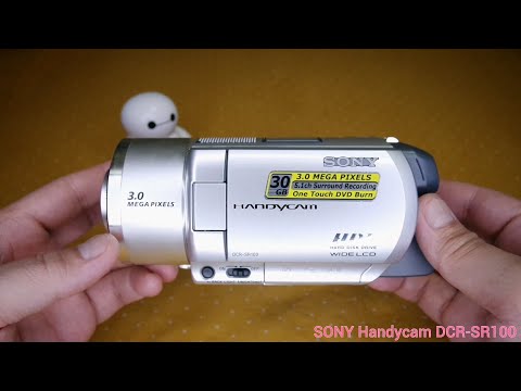 美品SONY HANDYCAM DCR-SR100 Sony Handycam DCR-SR100 Silver Digital Video Camcorder
