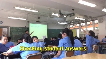 What a flipped maths lesson looks like? (Class 1B)