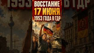 Восстание 17 июня 1953 года в ГДР