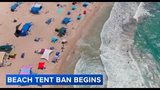 Beach tent ban now in effect in North Wildwood | Here