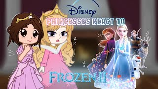 Disney princesses react to FROZEN 2 | Gacha club | Disney princess react | Gacha react