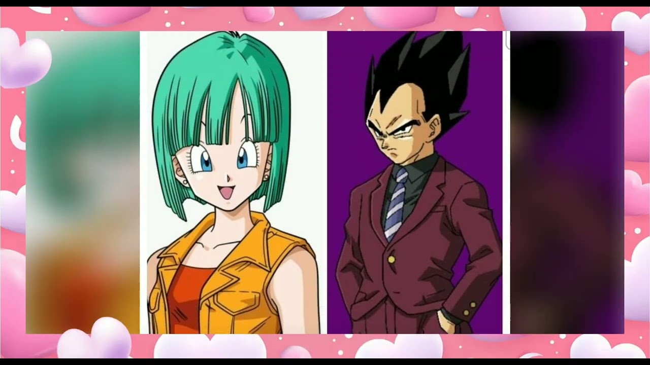 VEGETA X BULMA DARTE UN BESO ❤💜
