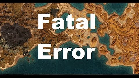 Conan Exiles Fatal Error Siptah