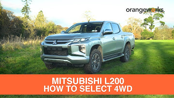 How to select 4WD in your Mitsubishi L200