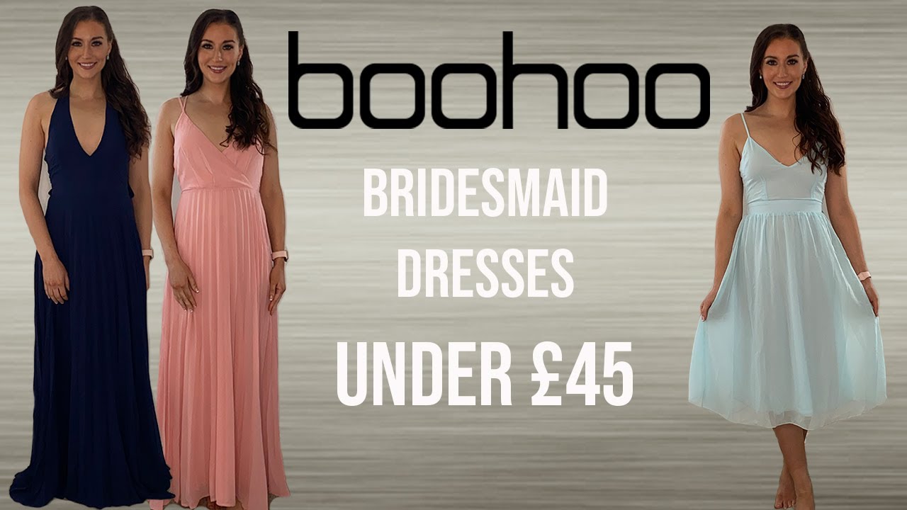 boohoo bridesmaid dresses