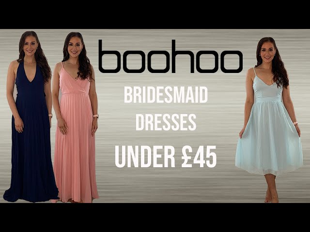 boohoo bridesmaid dresses