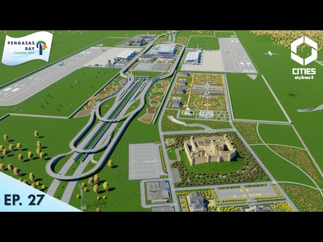 BEAUTIFUL International Airport - Pt. 2! | Ep 27 Pengasas Bay | Cities Skylines 2 class=