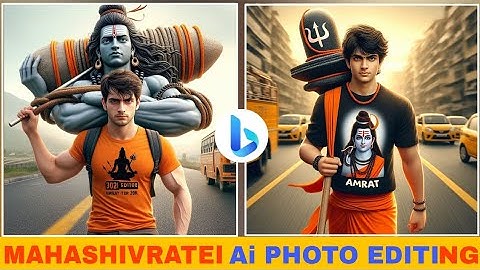 Mahashivratri Photo Editing Ai Prompt Bing image Creator | Create Viral 3D Shivratri Ai Image prompt