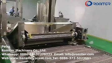 Full Automatic Banana Chips Production Line with Double Frying and Sugar Covering Machine
