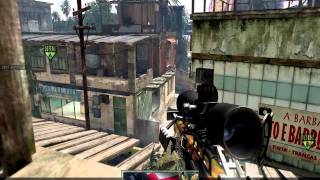 Quick scope with Barrett round winning kill on Favela