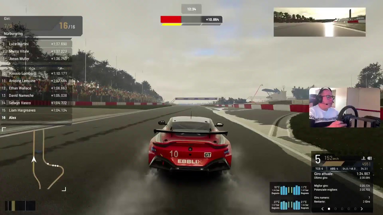 PMR PS5 Aston Martin AMR Vantage GT4  inizio Nuova Carriera