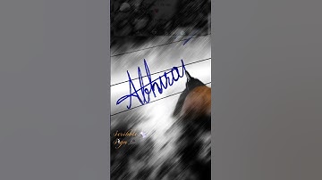Abhiraj Stylish Name Signature writing video #shorts #signature #learntosign #howtosign #ytshorts