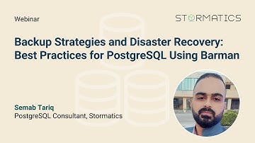 Webinar Promo: Backup Strategies and Disaster Recovery: Best Practices for PostgreSQL Using Barman