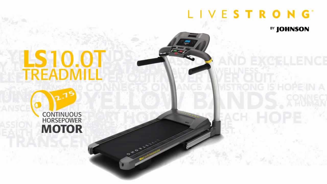 LIVESTRONG LS10.0T Treadmill - YouTube