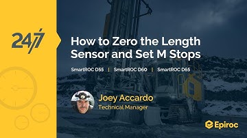 How to zero length sensor and set M-stops | SmartROC D65 | SmartROC D60 | SmartROC D55