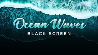 🌊 Rolling Ocean Waves Sounds – 10 Hours Black Screen (No Ads) Deep Sleep, Meditation | Dark Screen
