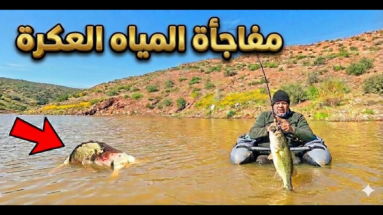 كيف نجحت في صيد البلاك باص في المياه العكرة؟ الطريقة كاملة 🎣 شوفو معانا المفاجأة 😱🔥