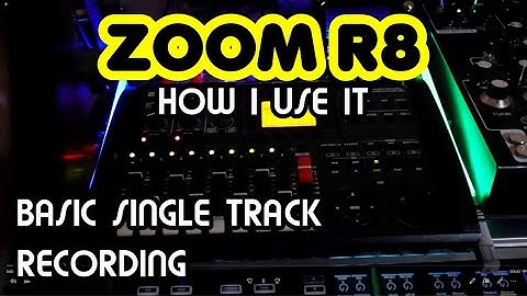 NOT a tutorial! Basic Single Track Recording & How I Use It // Zoom R8 Demo
