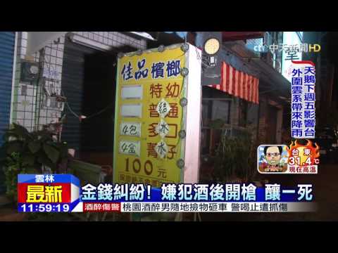 20150815中天新聞　僅距警所300m　檳榔攤暗夜傳槍響